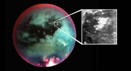 Vulkan auf Titan