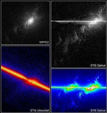 Ein Schwarzes Loch im Zentrum von NGC 4151