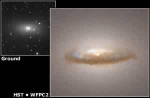 Schwarzes Loch in NGC 7052