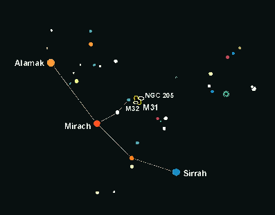 Sternbild Andromeda