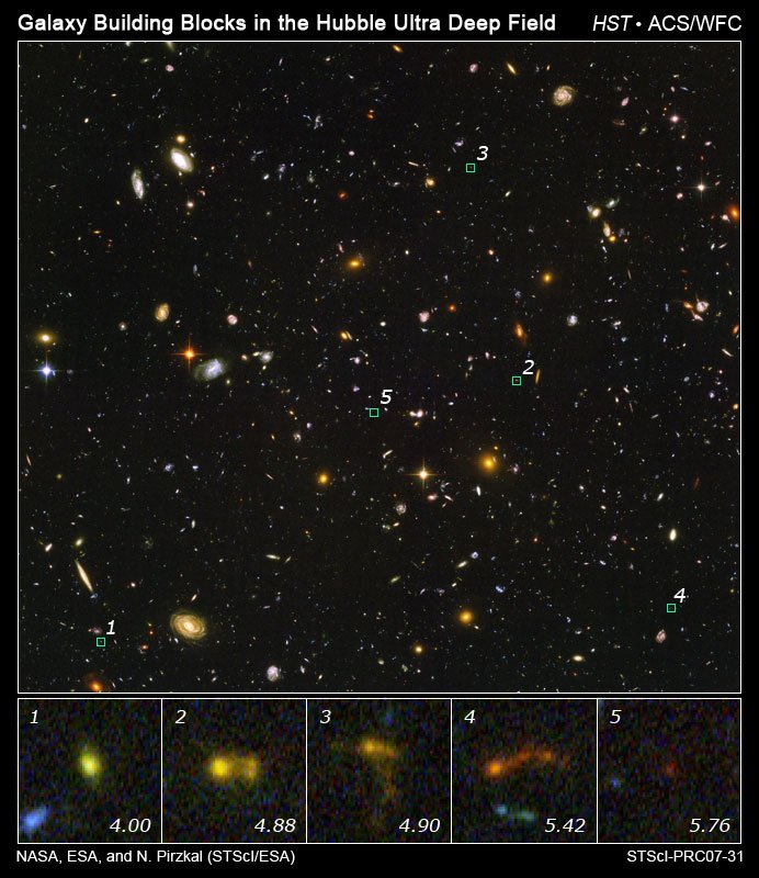 Hubble findet die entferntesten Galaxien