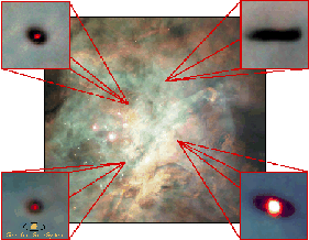 Staubscheiben im Orion