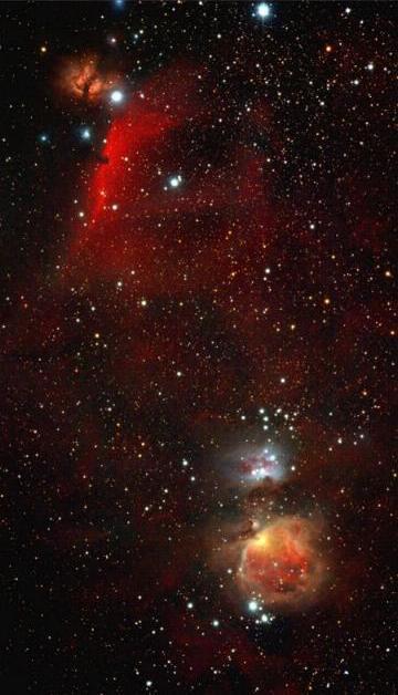 Der große Molekülwolkenkomplex im Orion